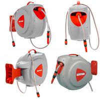 Zwijacz na wąż ogrodowy bęben na ścianę 30 m + 2 m zwijadło