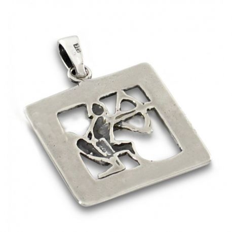 SREBRNY WISIOREK ZNAK ZODIAKU STRZELEC PRÓBA SREBRA 925 GRAWER GRATIS zdjęcie 2