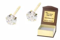 Złote kolczyki Próby 585 gr. 0,46