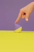 tenga iroha fuji lemon - kompaktowy masażer wodoodporny żołty