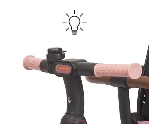 MILLY MALLY 6426 Rowerek trójkołowy Twinkle pink na Arena.pl