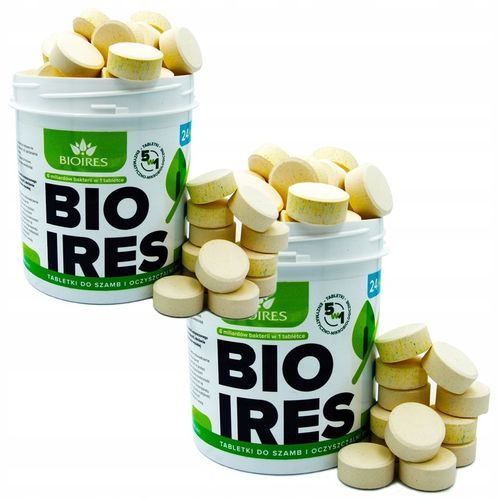 2x Tabletki bio bakterie do szamba oczyszczalni Bioires Tabs zapas na na Arena.pl