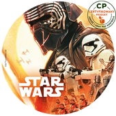 Opłatek na tort Star Wars - Gwiezdne Wojny