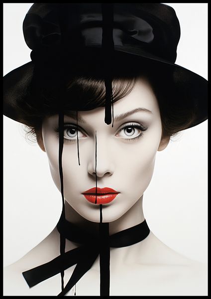 Plakat 70x100cm Atramentowa Aura zdjęcie 2