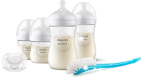 ZESTAW STARTOWY PHILIPS AVENT NATURAL RESPONSE 4 BUTELKI + SZCZOTKA SMOCZEK
