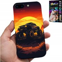 ETUI DO IPHONE ( 7 PLUS ) - MONSTERTRUCK, CIĘŻARÓWKA, WZORY + SZKŁO