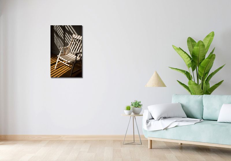 Obraz 40x70cm Krzesło w Cieniu zdjęcie 2