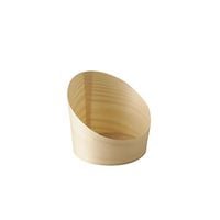 Kubek fingerfood fi 82mm drewniany pucharek 25szt