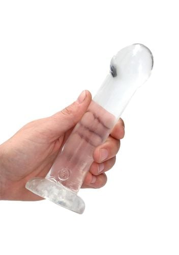 proste lekko zagięte dildo z przyssawką 16,6 cm na Arena.pl