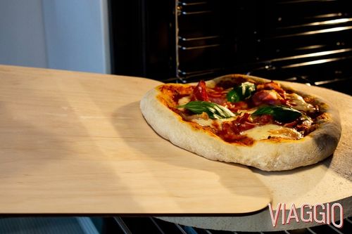KAMIEŃ SZAMOTOWY DO PIZZY VIAGGIO 35 CM + ŁOPATKA + EBOOK GRATIS! na Arena.pl