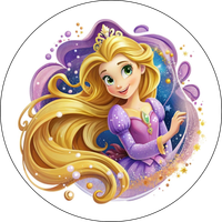 Opłatek na tort Roszpunka Księżniczka Postać