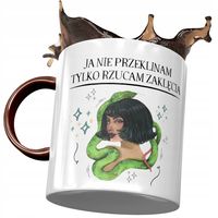 Kubek Bordowy Śmieszny Zabawny Ja Nie Przeklinam Z Nadrukiem Ze Zdjęciem