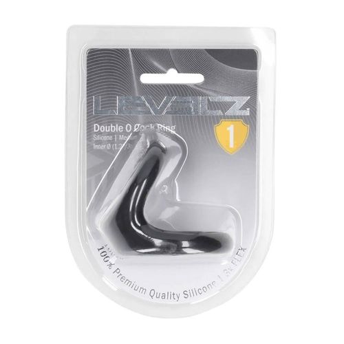 double o silicone cockring - m - black na Arena.pl