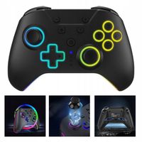 Gamepad bezprzewodowy Armor3 NuRival Light Up Czarny do Nintendo Switch
