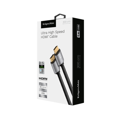 Kabel HDMI Kruger&Matz 8K, 300 cm na Arena.pl