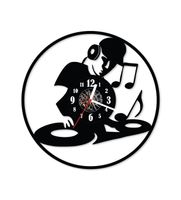 Zegar ścienny z płyty winylowej DJ 20.3