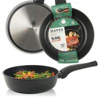 PATELNIA DO SMAŻENIA 20 CM ALUMINIOWA Z POWŁOKA NIEPRZYWIERAJĄCĄ NON-STICK