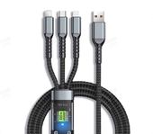 Kabel do transmisji danych 3 w 1 Kabel do ładowania 100 W Inteligentny kab