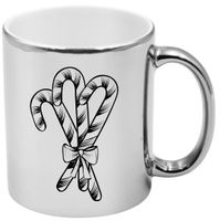 KUBEK SREBRNY PREMIUM PREZENT ŚWIĄTECZNY BOŻE NARODZENIE MIKOŁAJKI