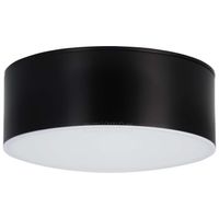 LAMPA sufitowa ZAMA 8062 Shilo okrągła OPRAWA do łazienki IP44 czarna