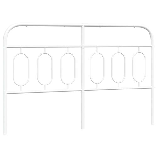 Metalowe wezgłowie, białe, 150 cm na Arena.pl