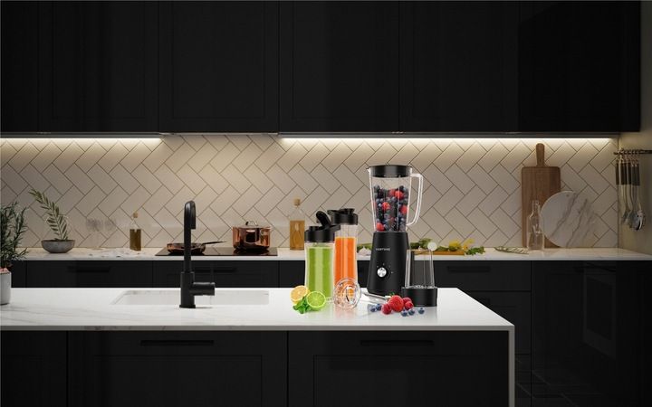 Blender Kielichowy VERTENZ mocny dwa bidony MIKSER 4w1 DO SMOOTHIE zdjęcie 4