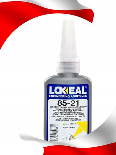 KLEJ DO ŁOŻYSK TULEI PIAST LOXEAL 85-21 MAKSYMALNA SIŁA MOCOWANIA 50 ml na Arena.pl