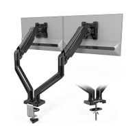 Uchwyt do 2 monitorów obrotowy ergonomiczny 13-32 cal do 9kg czarny BONTEC