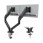 Uchwyt do 2 monitorów obrotowy ergonomiczny 13-32 cal do 9kg czarny BONTEC