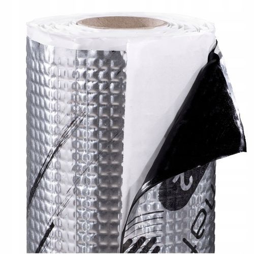 MATA WYGŁUSZAJĄCA BUTYLOWA BITUMICZNA 100x50 cm z klejem redukcja wibracji na Arena.pl