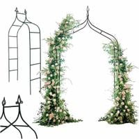 Pergola Ogrodowa Łuk Ogrodowy Metalowy Podpora do Roślin Pnących na Róże