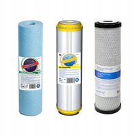 ZESTAW WKŁADÓW: PIANKOWY + WĘGLOWY + ZMIĘKCZAJĄCY