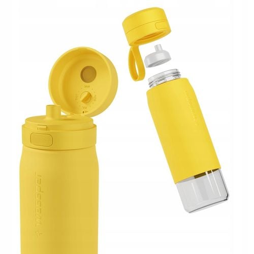 Butelka filtrująca szklana bidon na wodę z filtrem WESSPER B2 ACTITEX na Arena.pl