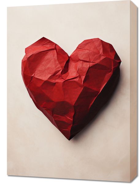 Obraz 50x70cm Kreślone Serce zdjęcie 1