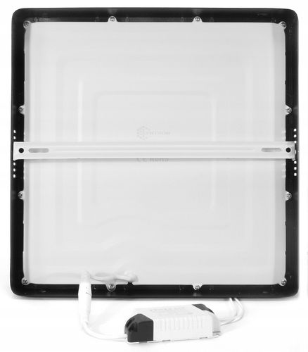 PANEL PLAFON LED NATYNKOWY 24W KWADRAT CCD Czarny na Arena.pl