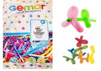 Balony do modelowania GEMAR długie do kręcenia modeliny rurki 100 szt