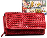 portfel damski skórzany r-n22-zpt-7323 red