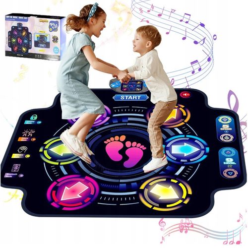 MUZYCZNA MATA DO TAŃCA DLA DZIECI MUZYKA GRA BLUETOOTH 5 TRYBA 9 POZIOM na Arena.pl