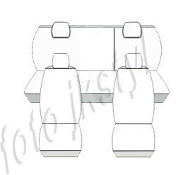 Pokrowce MIAROWE do Chevrolet Aveo III T300 P4 zdjęcie 3