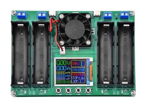 Miernik Tester pojemności ogniw akumulatorów 4 x 18650 USB na Arena.pl