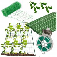 STELAŻ Podpora siatka do ogórków dla pomidorów 150cm TYCZKA PALIK PODPORA