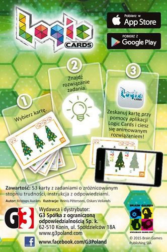 G3 Gra Logic Cards - Kids na Arena.pl