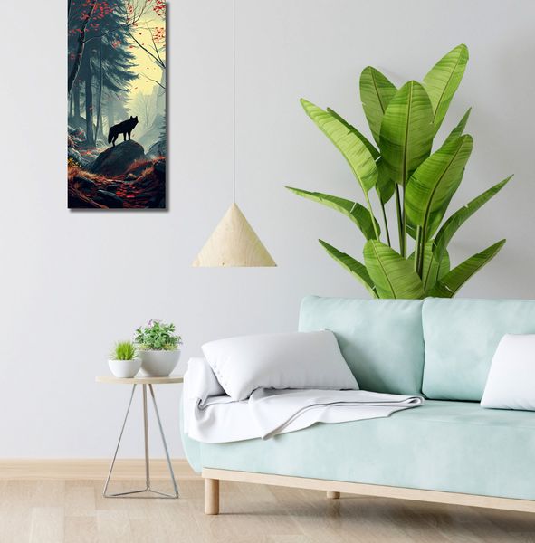 Obraz 30x70cm Leśne Echa zdjęcie 2