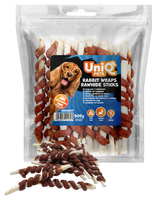 UNIQ PETS Przysmak dla psa z królika 500g Przekąska zawijasy z królikiem