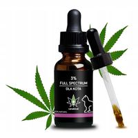 Olejek CBD Full Spectrum 3% 10 ml dla Kotka Kota od farmaceuty bezpieczny