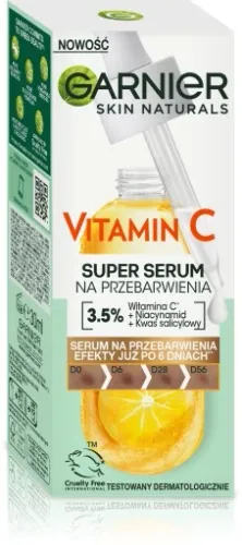 Garnier serum do twarzy na przebarwienia z witaminą C na dzień i noc na Arena.pl