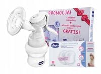 CHICCO LAKTATOR MANUALNY WYGODNY,EFEKTYWNY,DELIKATNY +WKŁADKI LAKTACYJNE