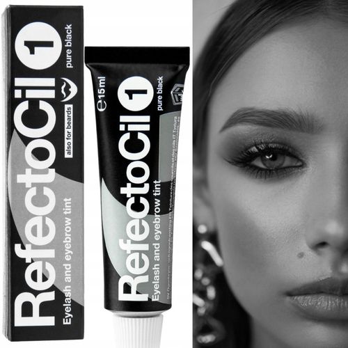 HENNA REFECTOCIL DO BRWI I RZĘS 15ml CZARNA 1.0. W ŻELU na Arena.pl