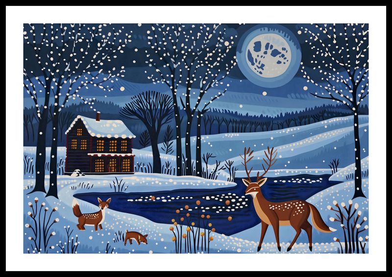 Plakat 60x40cm Przyszła Zima zdjęcie 3