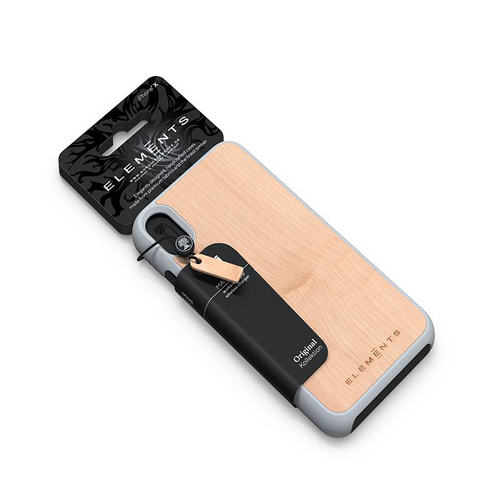 Drewniane etui do iPhone Xs Max (Light Grey) #0 na Arena.pl